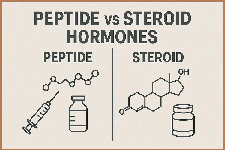 Peptide vs Steroid Hormones