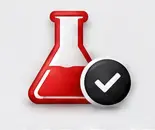 Laboratory testing flask
