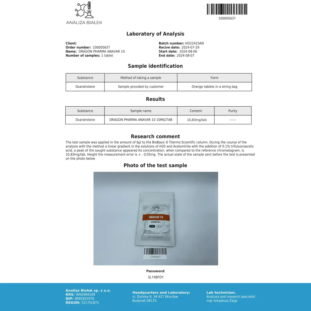 Anavar 10 (Oxandrolone) Anavar 10 (Oxandrolone)