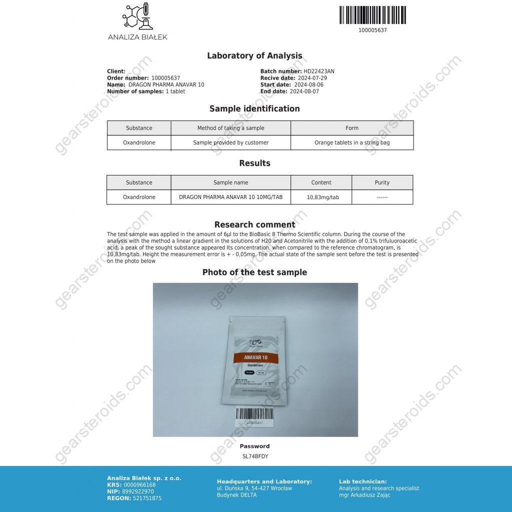 Anavar 10 (Oxandrolone) Anavar 10 (Oxandrolone)