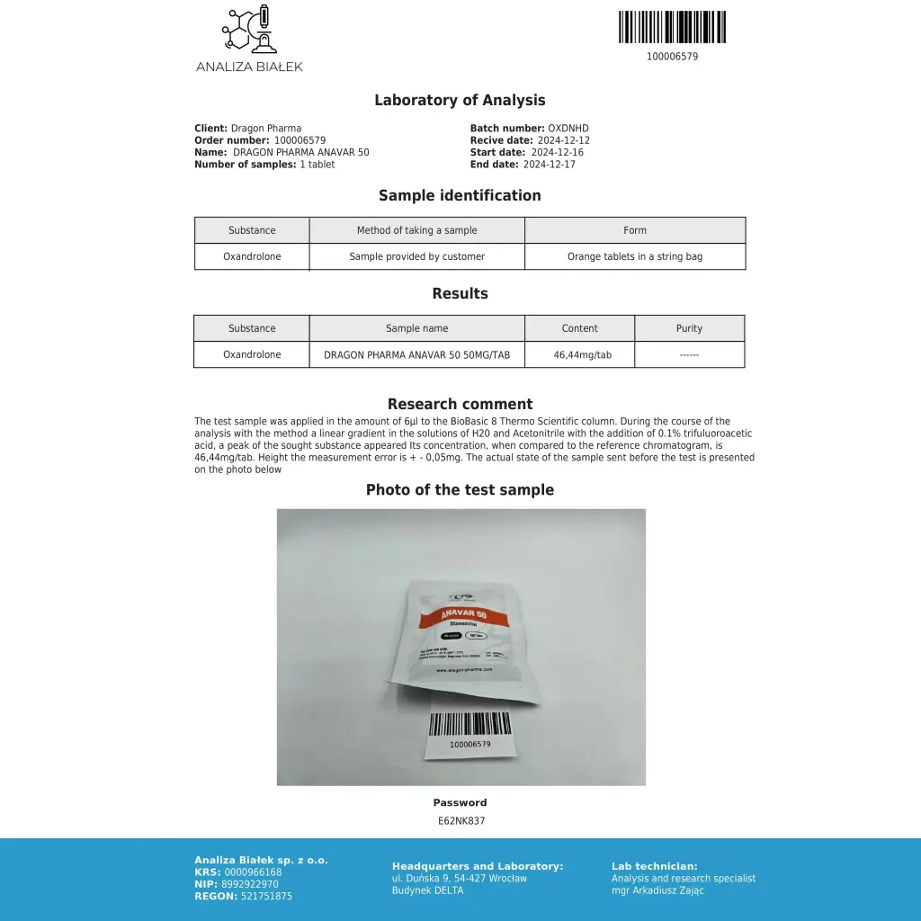 Anavar 50 (Oxandrolone) Anavar 50 (Oxandrolone)