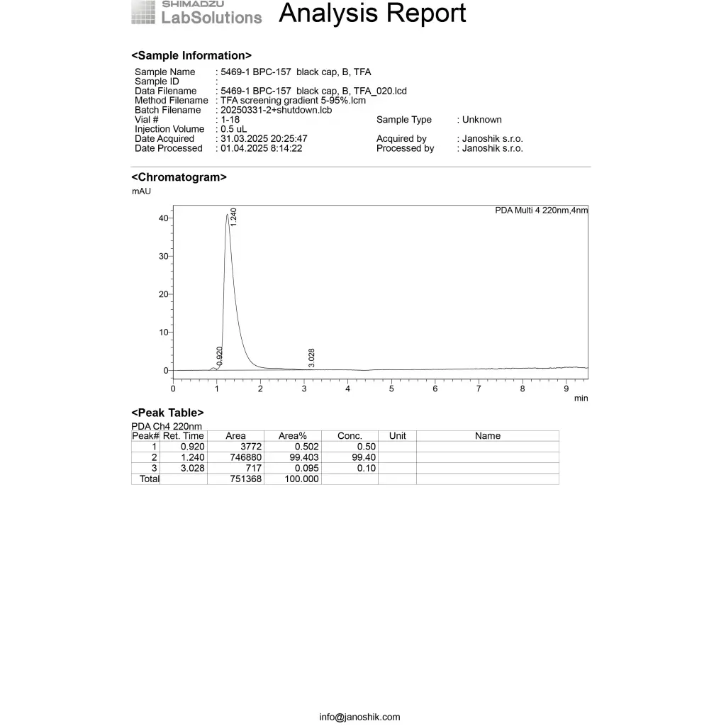 BPC 157 (Pentadecapeptide)