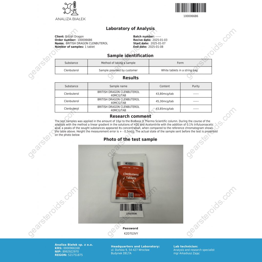 Clenbuterol (HCL) Clenbuterol (HCL)