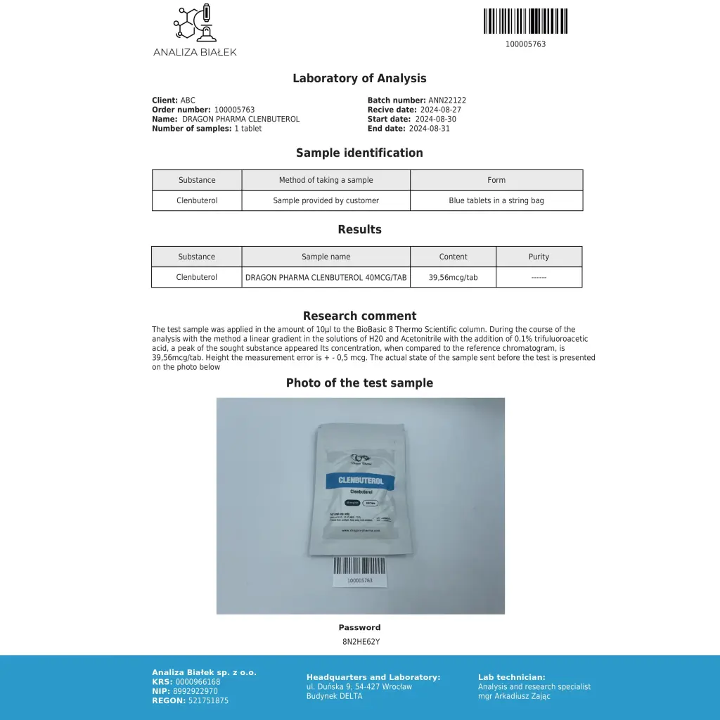 Clenbuterol (HCL) Clenbuterol (HCL)