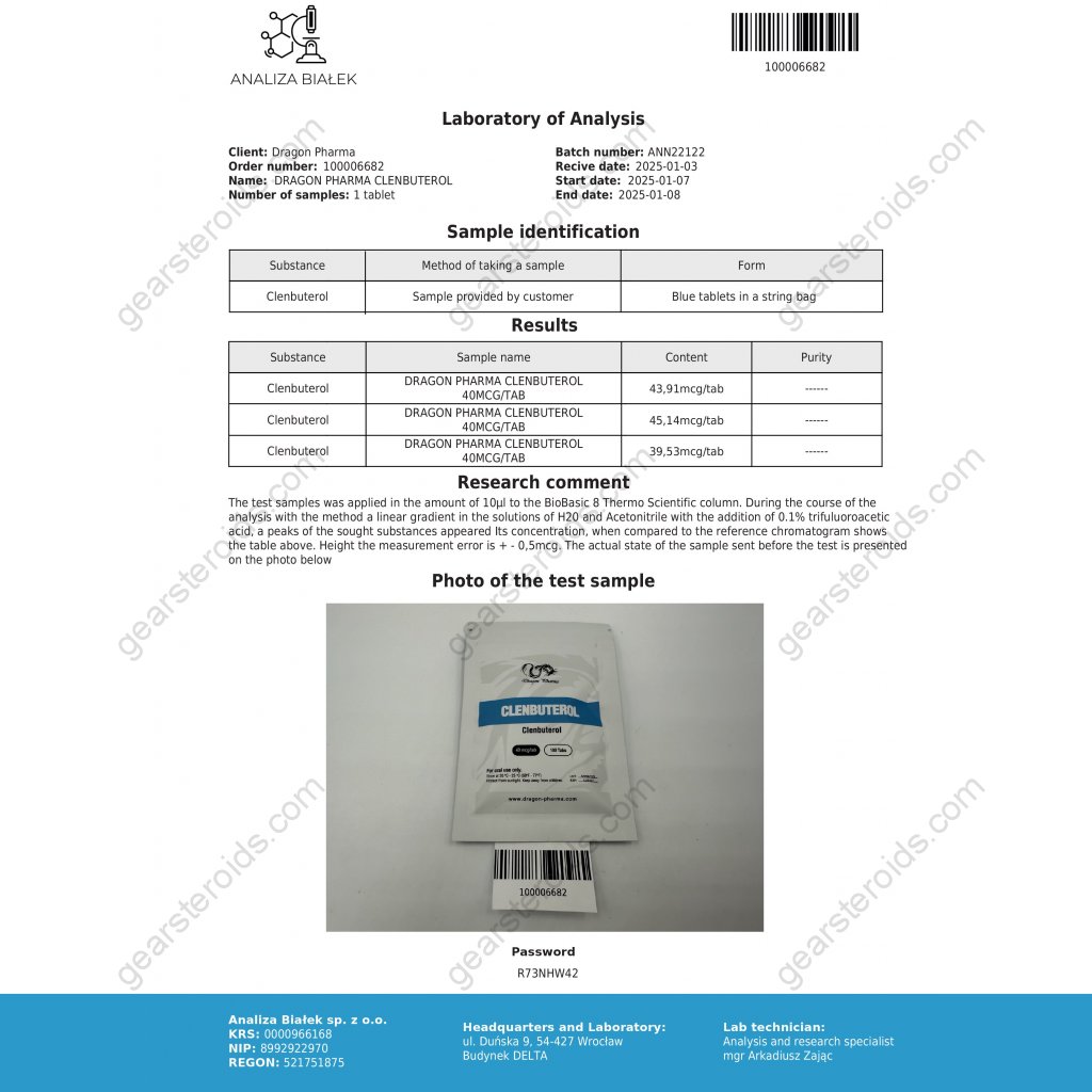 Clenbuterol (HCL) Clenbuterol (HCL)