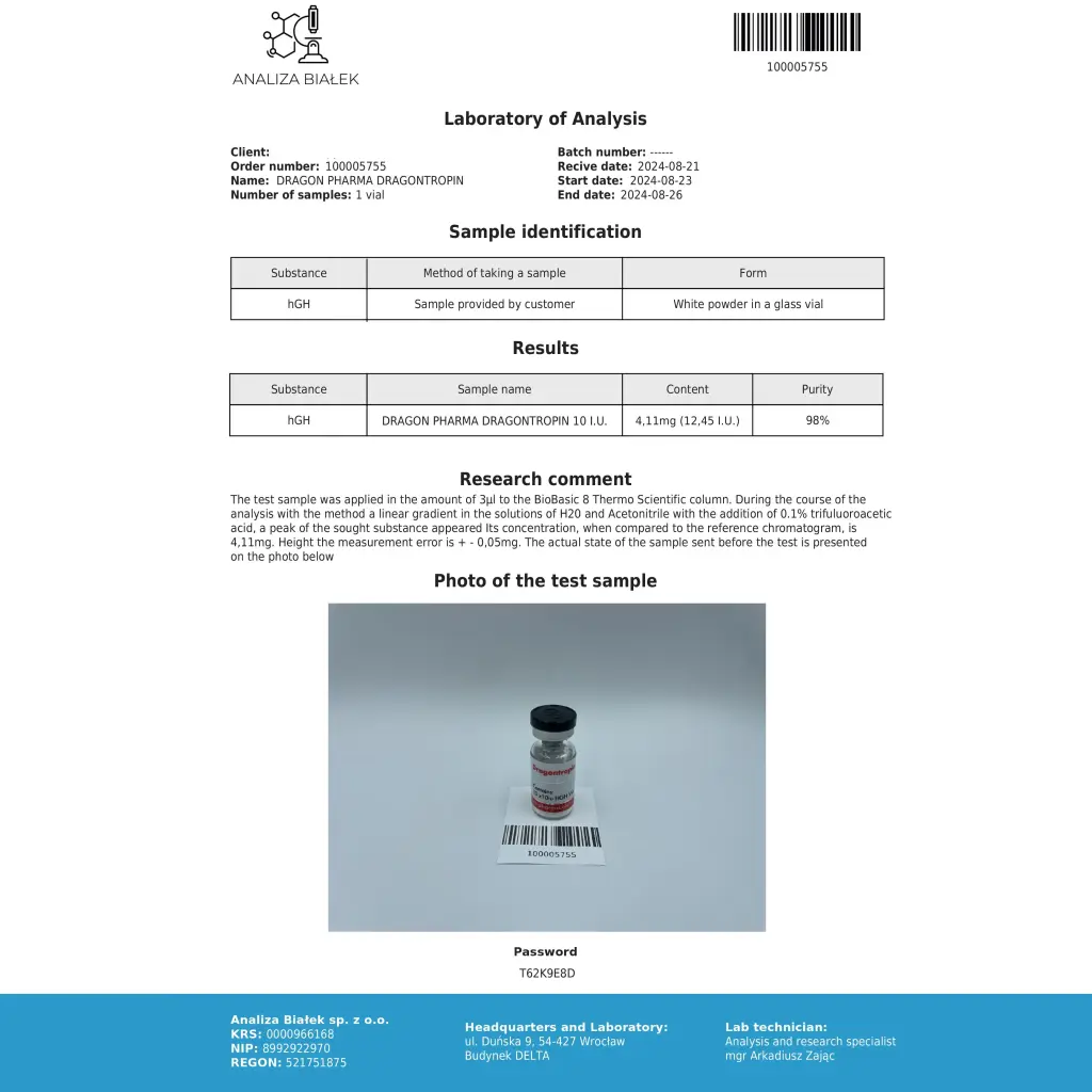 Dragontropin (HGH) Dragontropin (HGH)