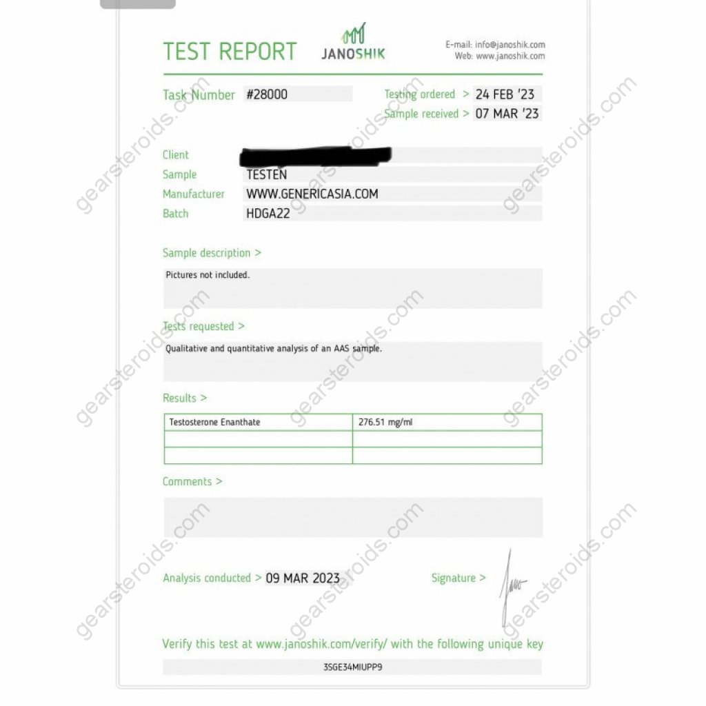 Testosterone Enanthate Testosterone Enanthate