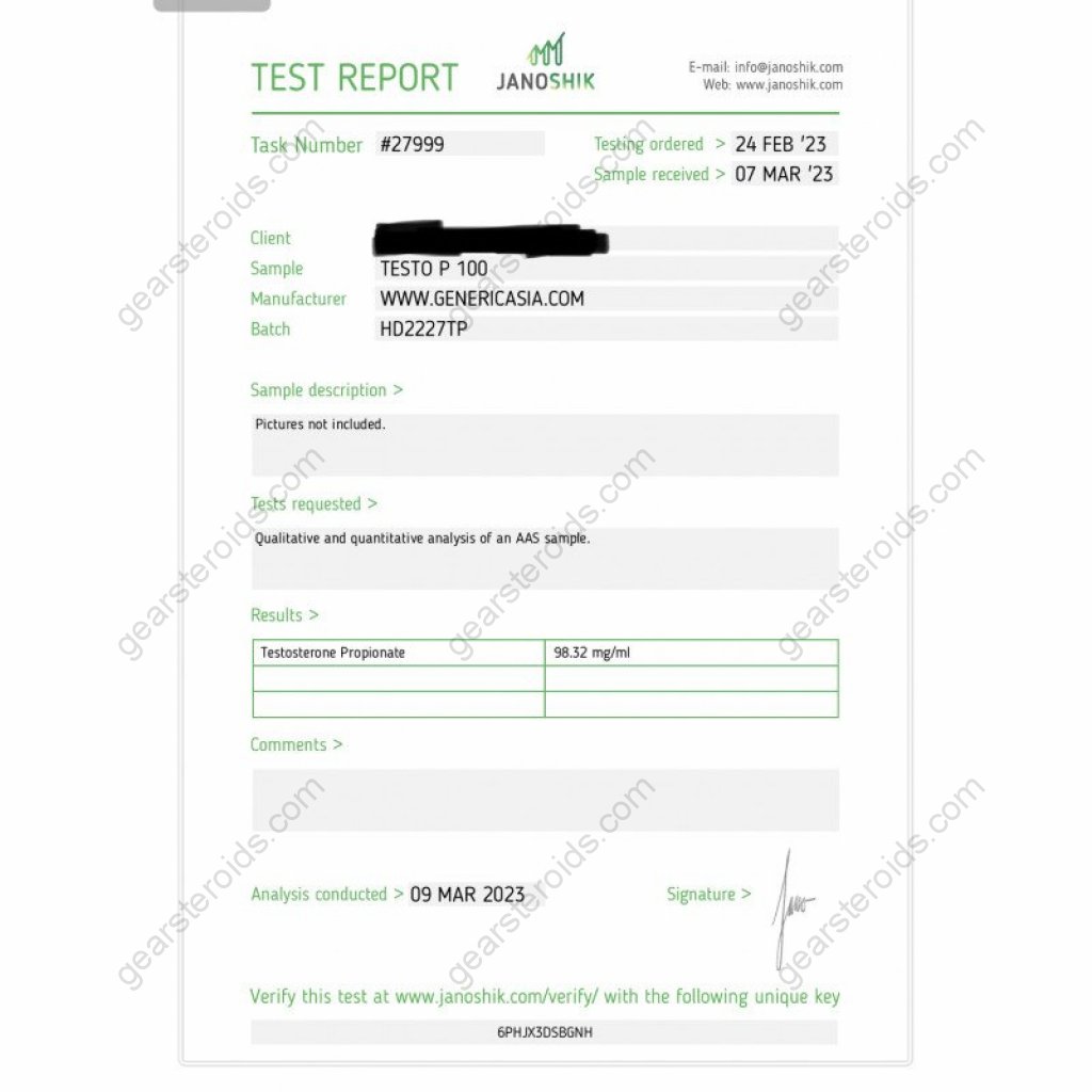 Testosterone Propionate Testosterone Propionate