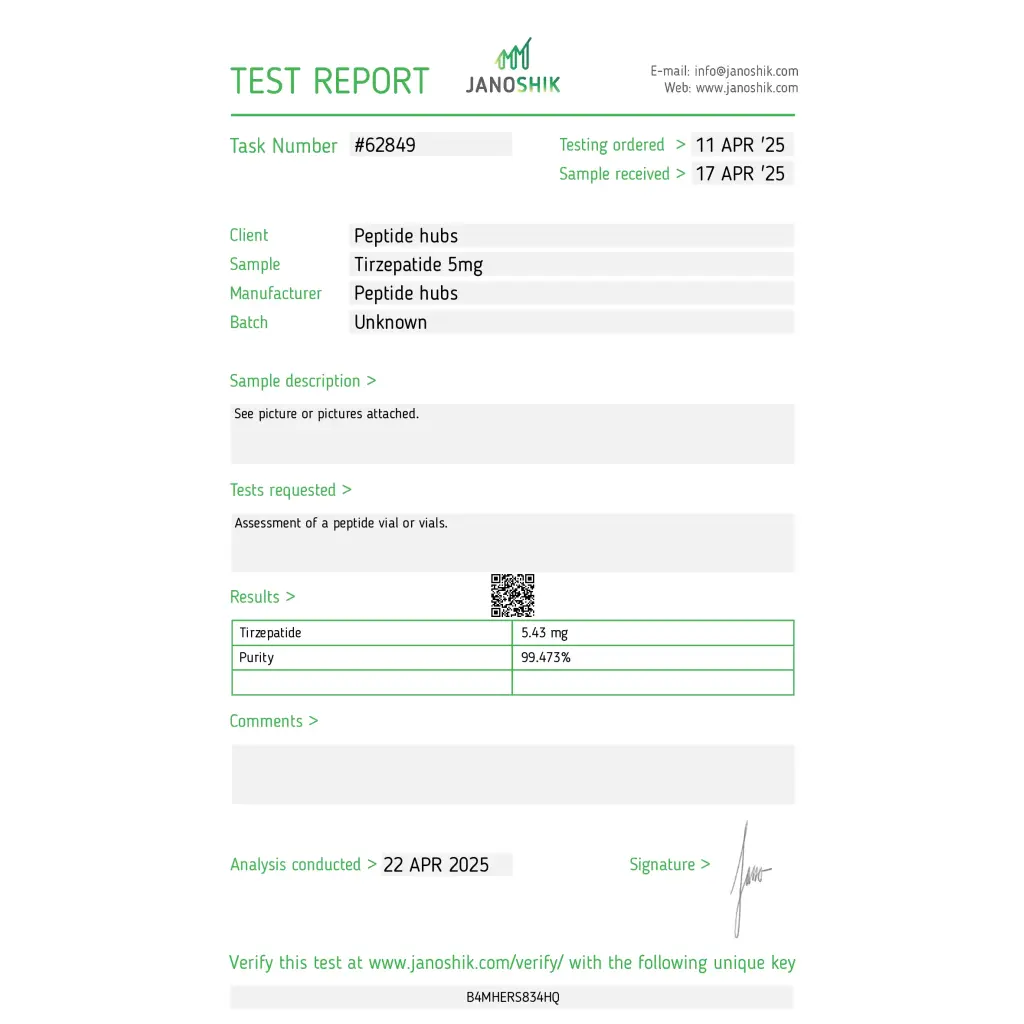 Tirzepatide 5 mg Tirzepatide 5 mg