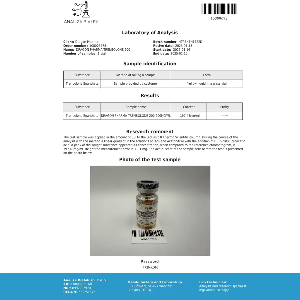 Trenbolone 200 (Tren E) Trenbolone 200 (Tren E)