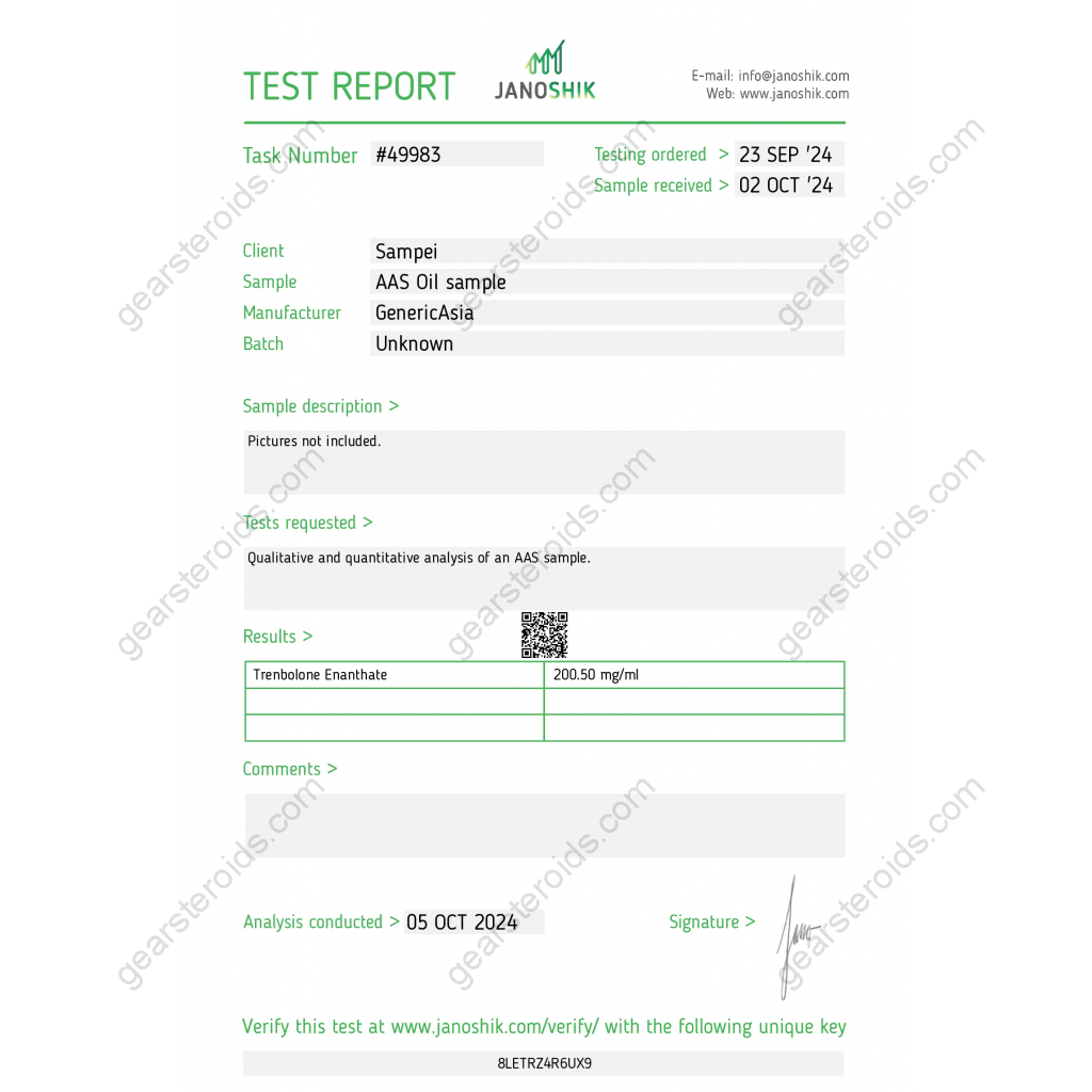 Trenbolone Enanthate 200 Trenbolone Enanthate 200