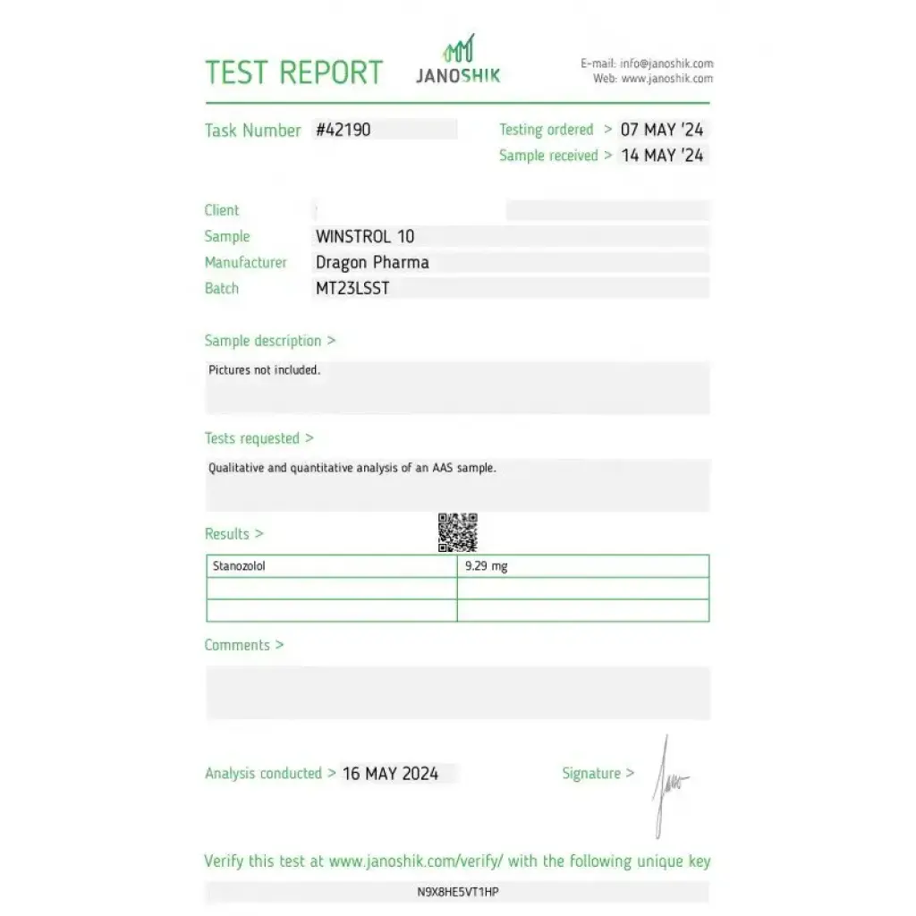 Winstrol 10 (Stanozolol)